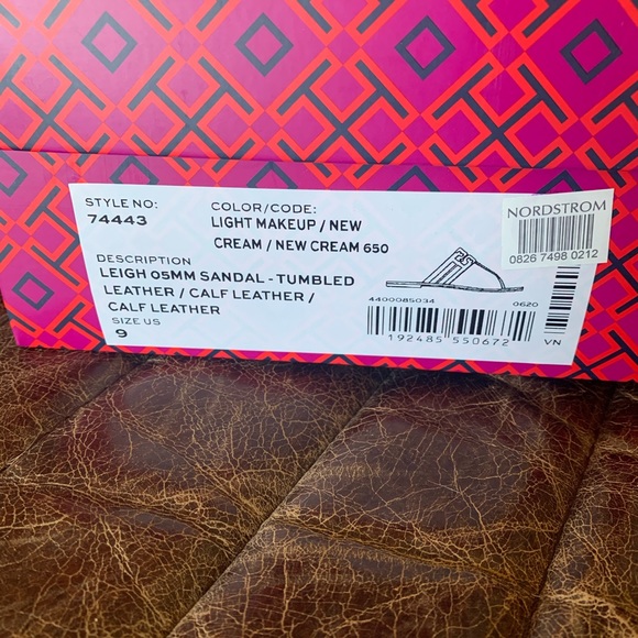 ❌SOLD Brand New Tory Burch Leigh Sandals - Picture 6 of 7